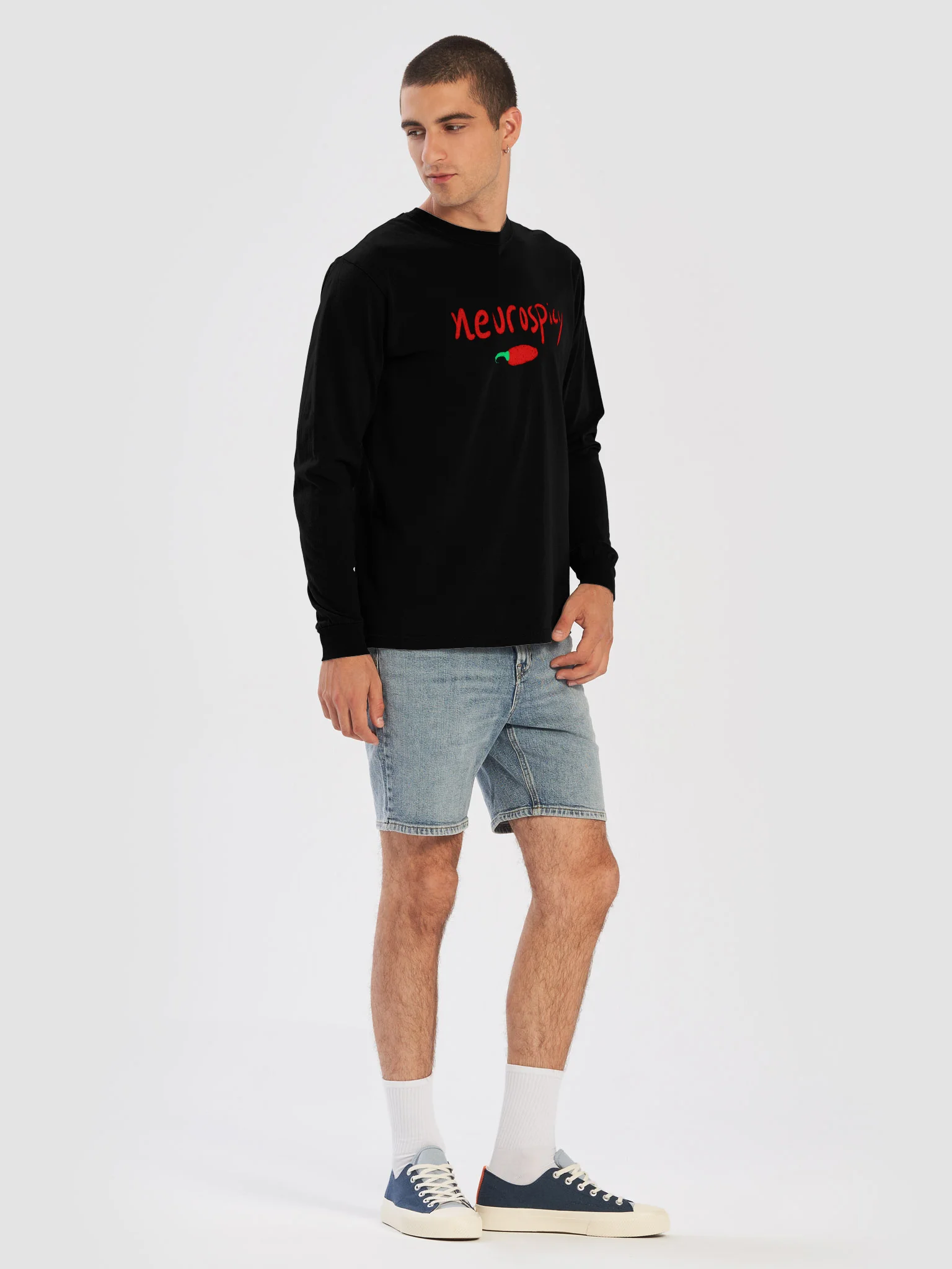 Neurospicy long sleeve tee product image (41)