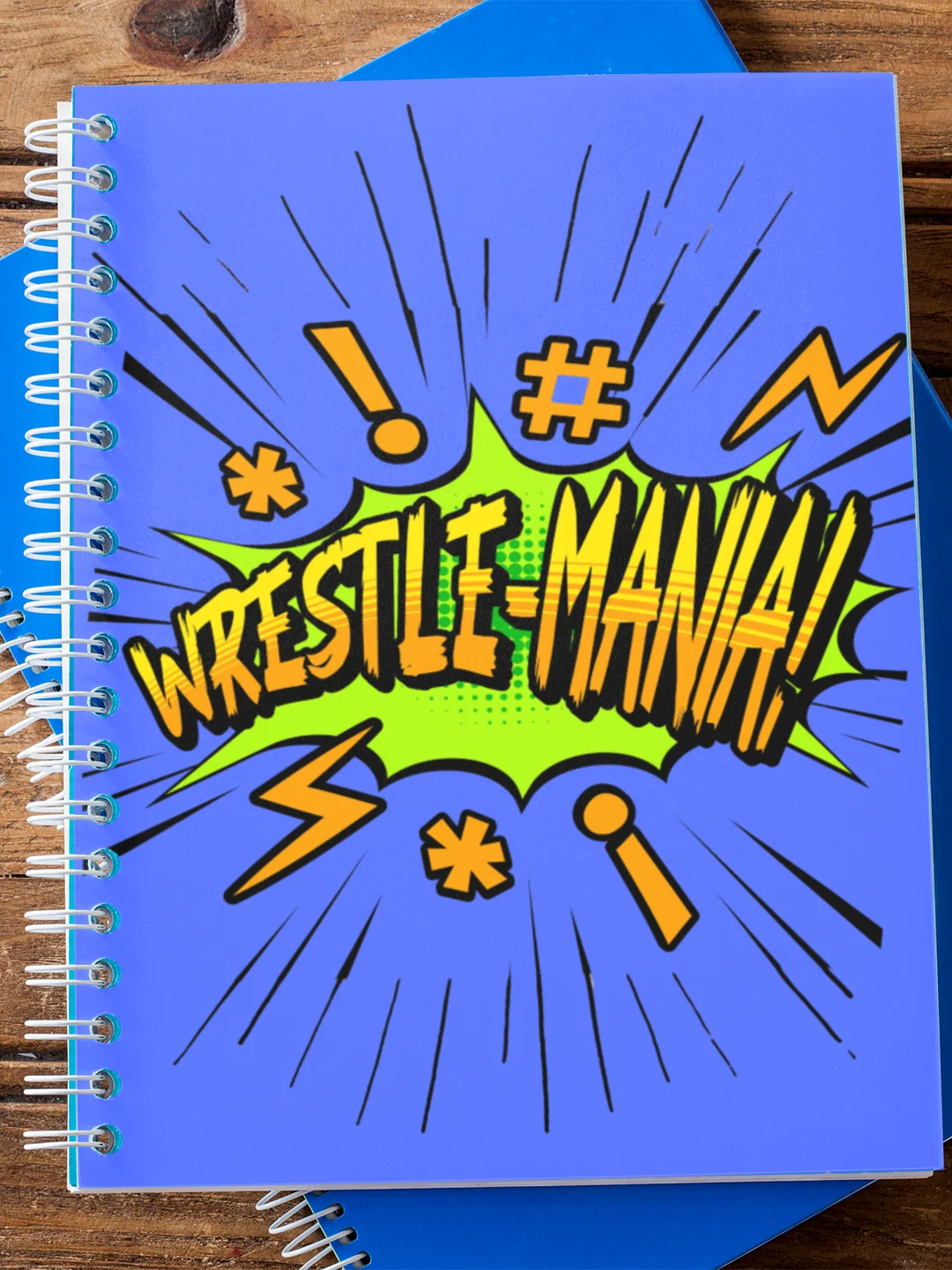 Wrestle-Mania Courtroom Chaos Notebook product image (3)