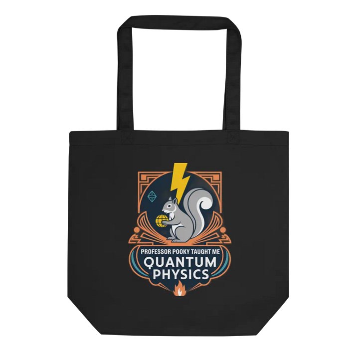 Quantum Physics Squirrel Emblem Tote Bag product image (1)