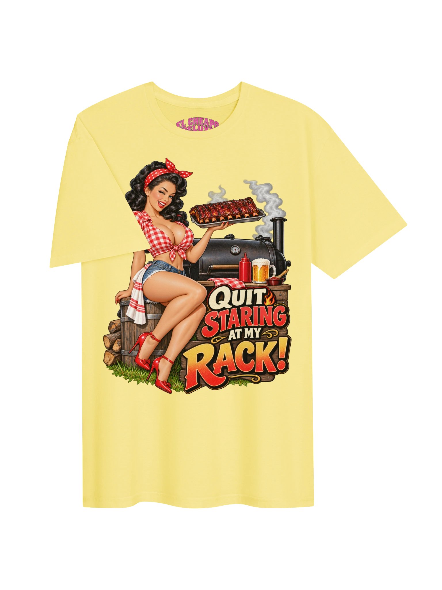 El Cheapo Deluxe BBQ Team - Rack of Ribs Tee product image (3)