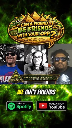 Can a friend be friends with your opp? #frienship #loyalty #triangleoffense #podcast