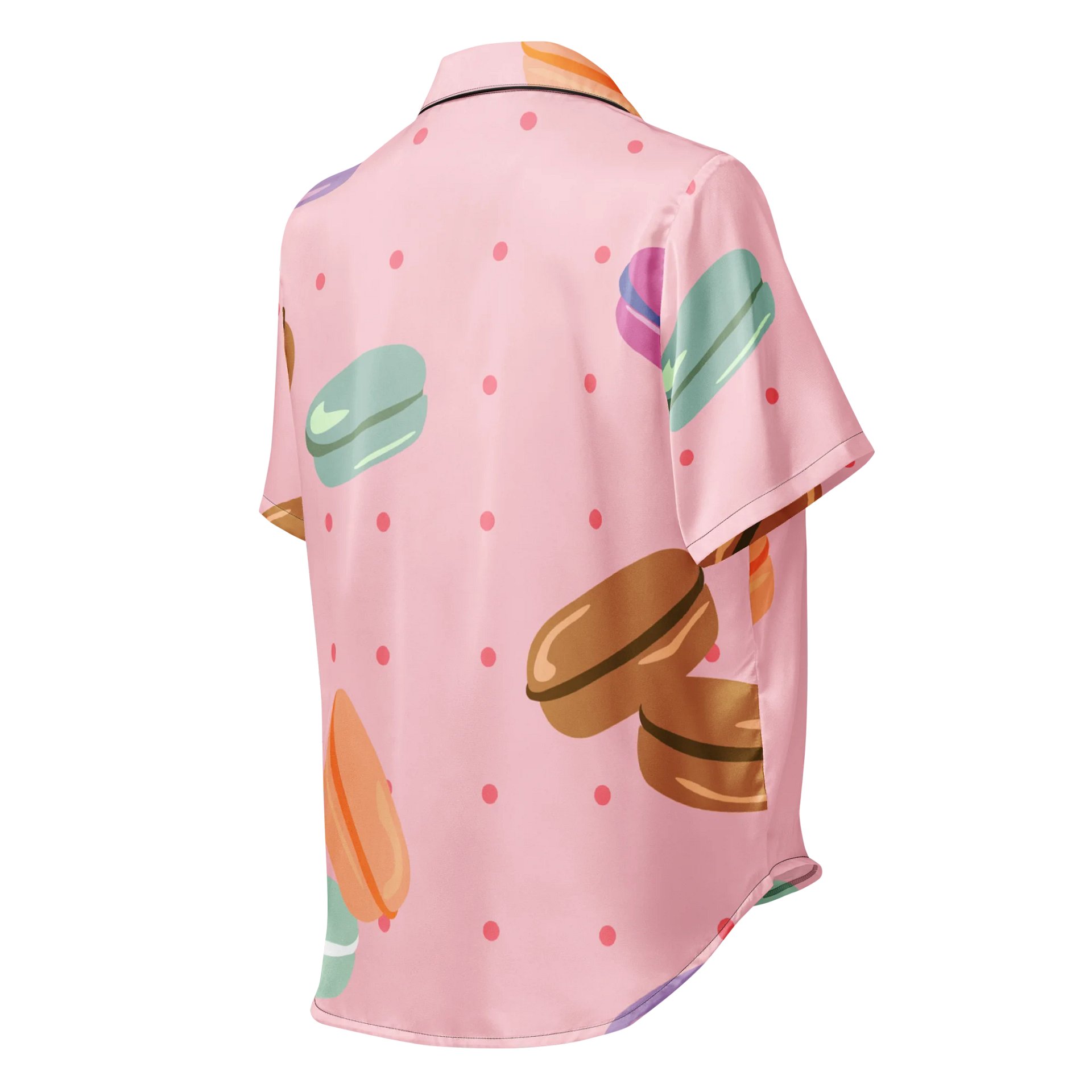 Colorful Macaron Dreams Women's Pajama Top product image (3)