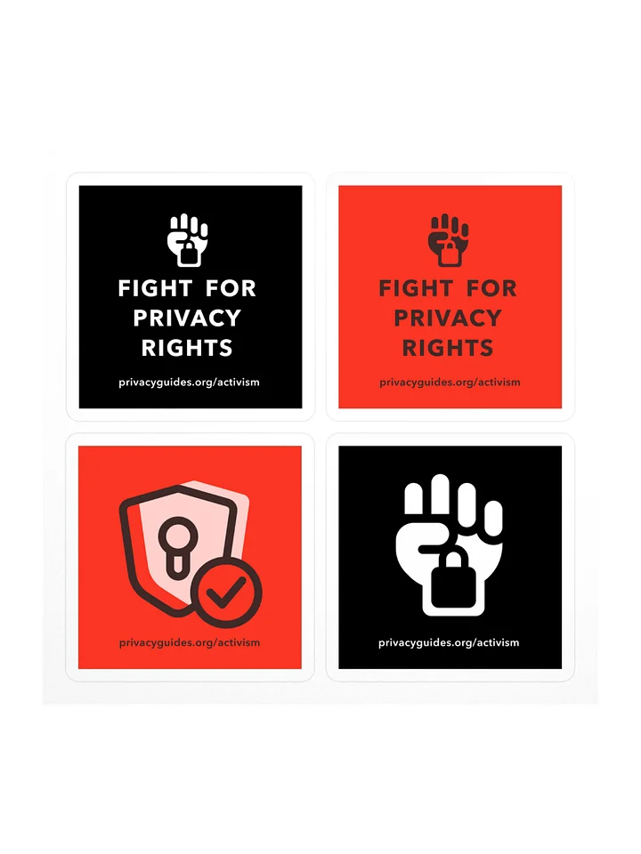 Fight for Privacy Rights - Sticker Sheet product image (1)