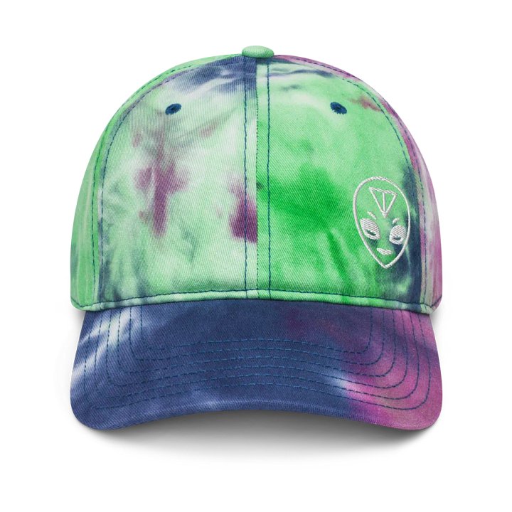 Pixelated Persona Tie-Dye Dad Hat product image (1)
