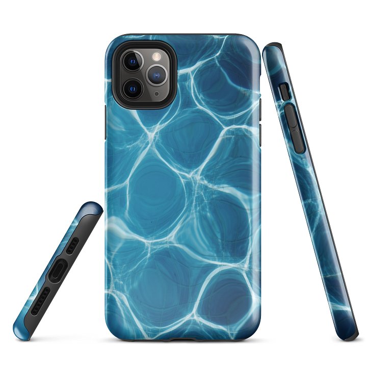 BLUE RIPPLED Iphone touch case product image (3)