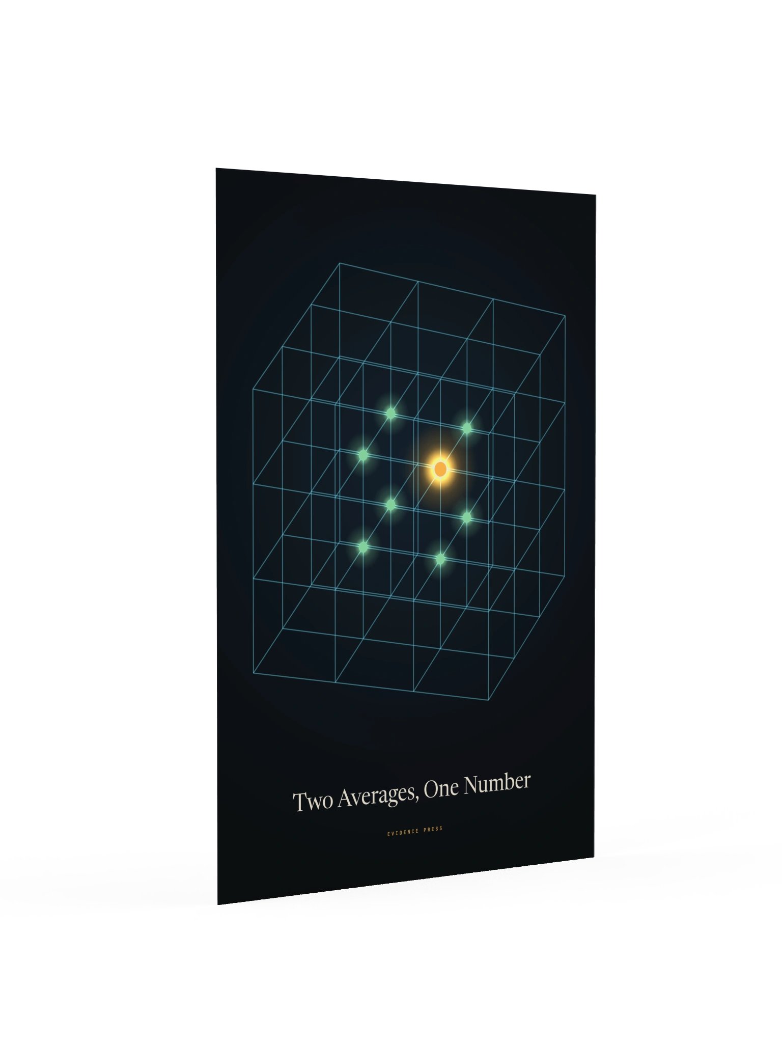 Two Averages, One Number — Poster product image (4)