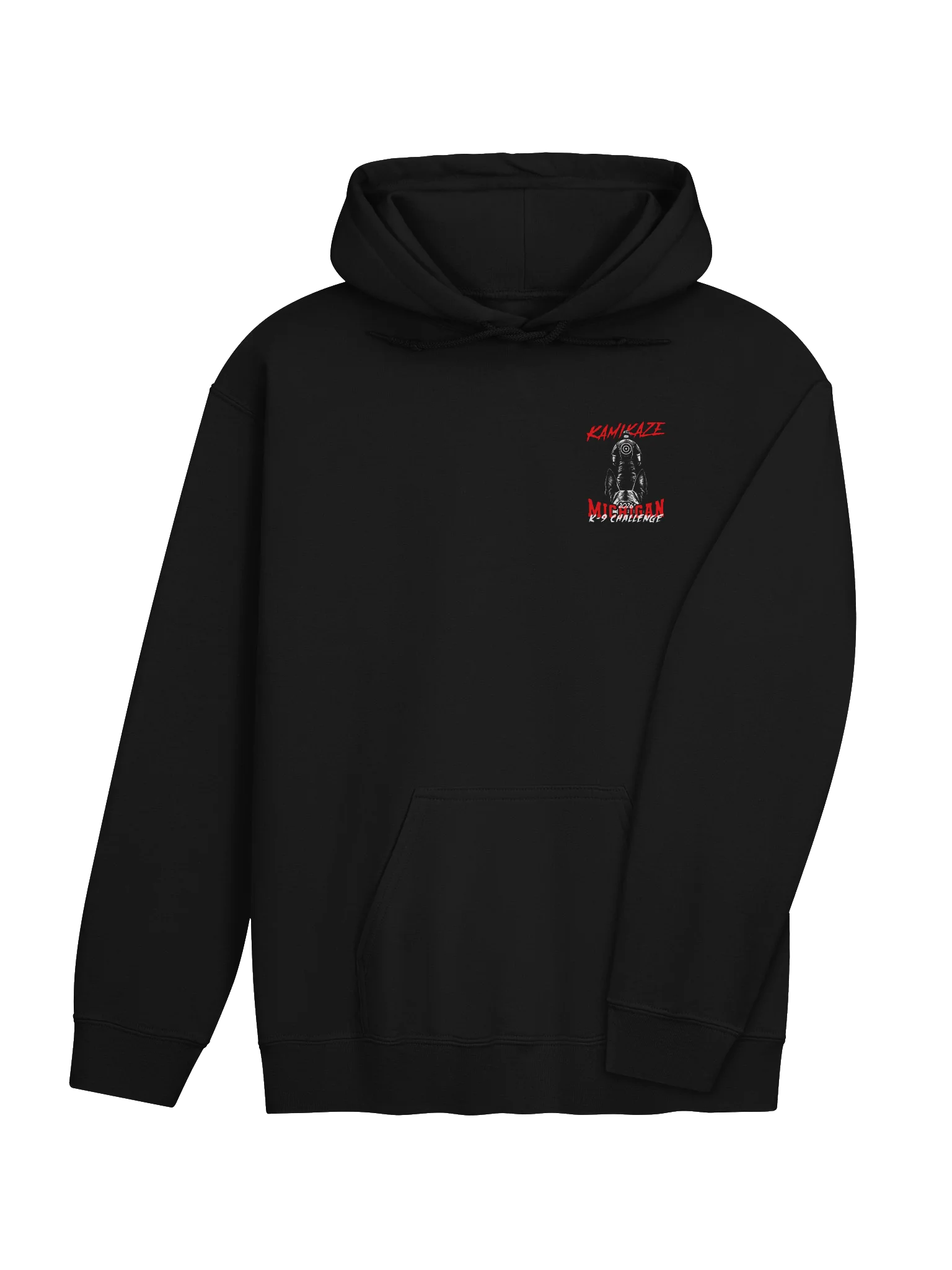 2026 Michigan K-9 Challenge KAMIKAZE - Back and Chest Print Hoodie product image (2)