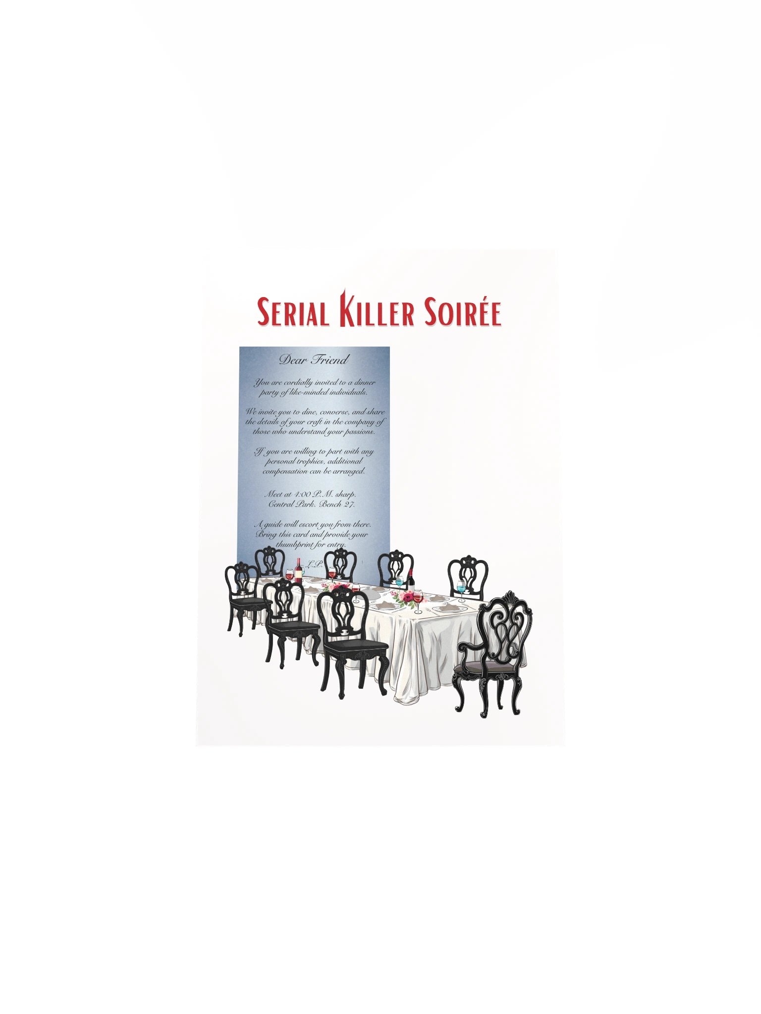SERIAL KILLER SOIRÉE - POSTER product image (5)