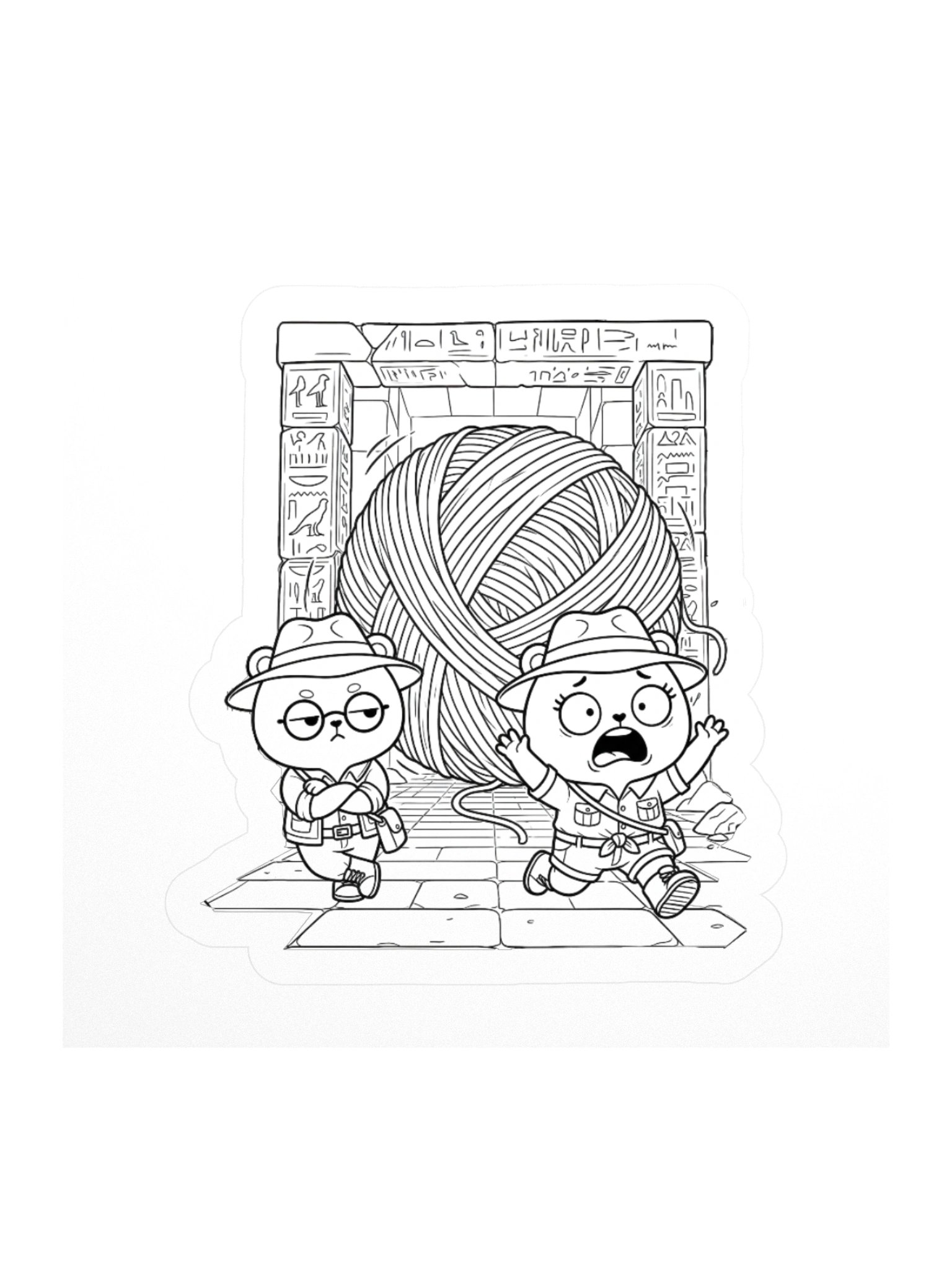 Giant Yarn Boulder Escape: Panda Panic product image (2)