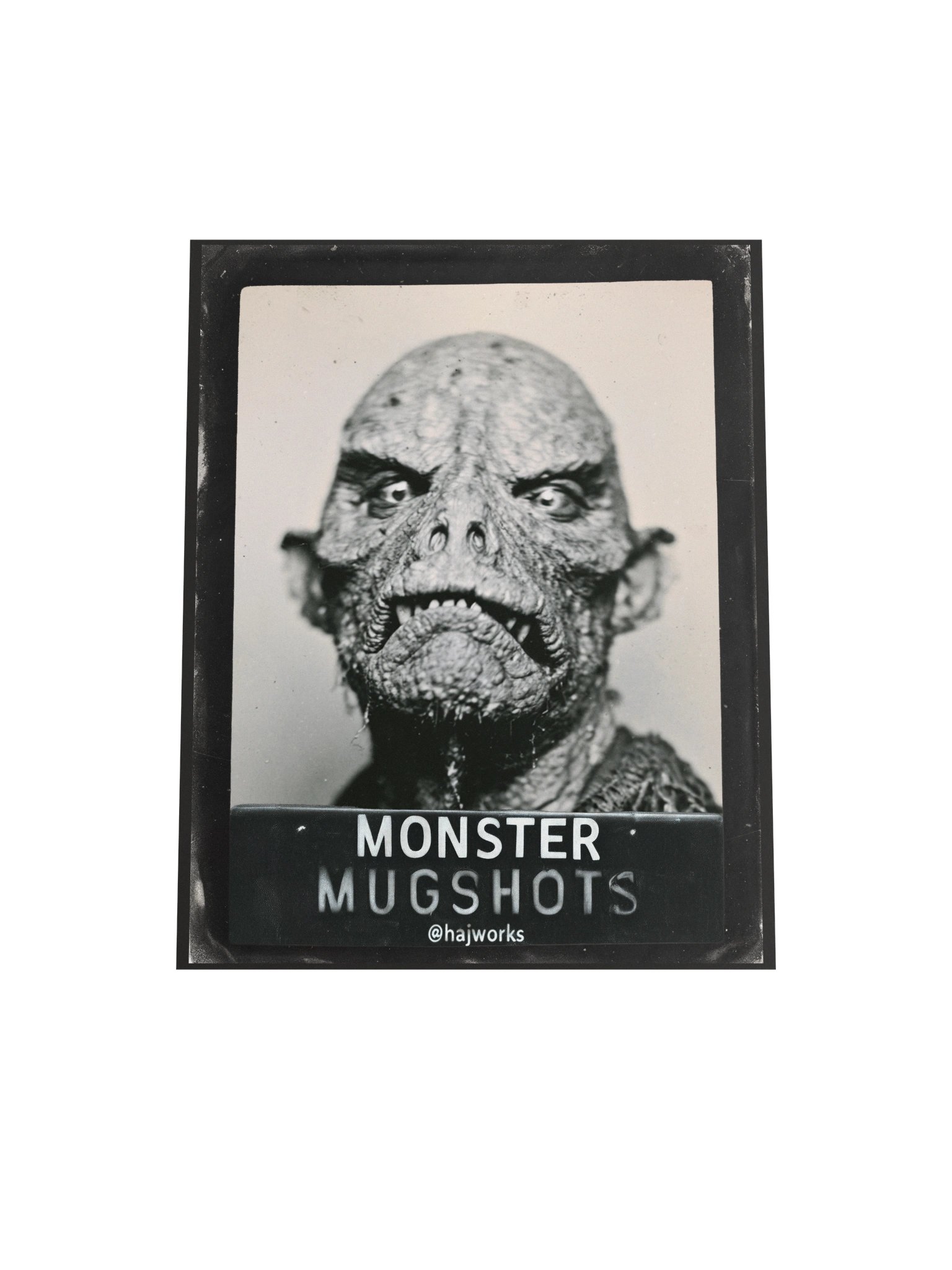 Monster Mugshots No. 005 — Matte Art Print product image (4)