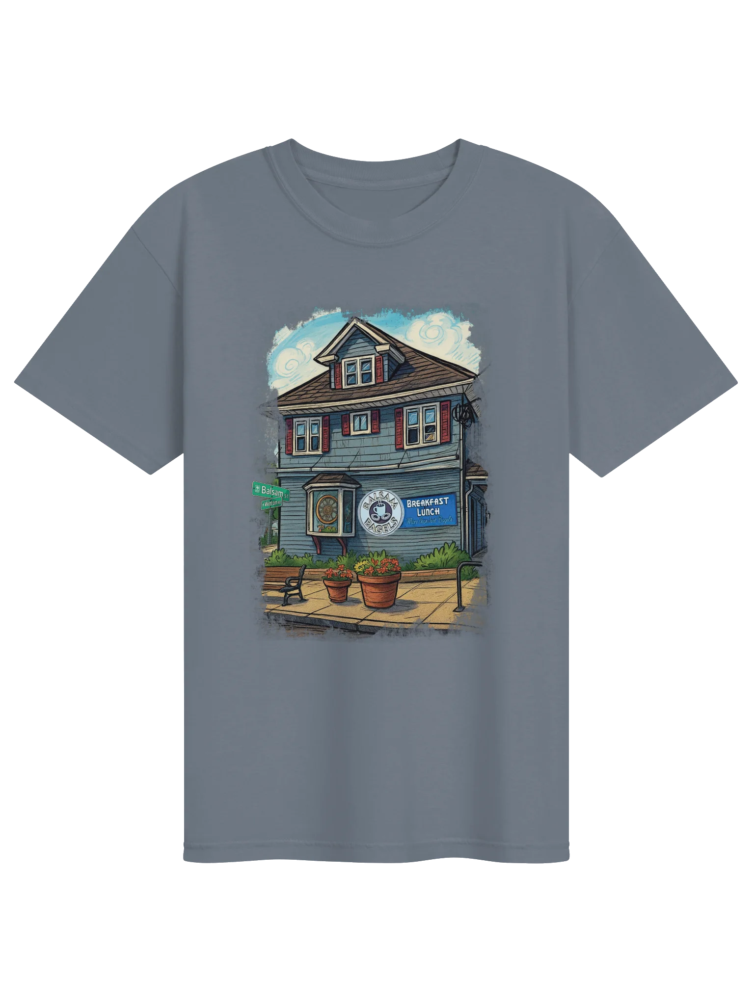 Balsam Bagels Caricature T-Shirt product image (1)