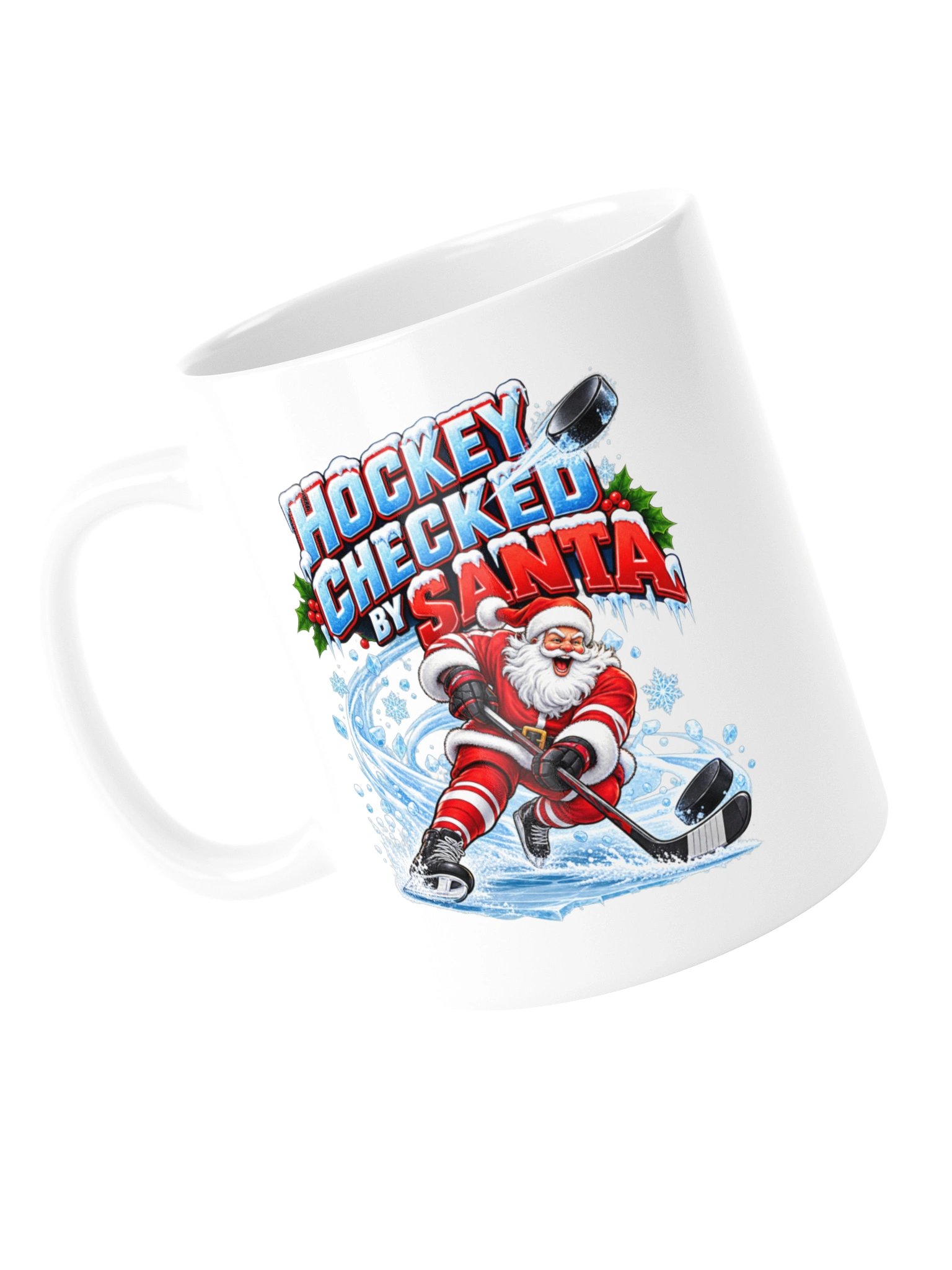 HOCKEY CHECKED BY SANTA - MUG product image (15)