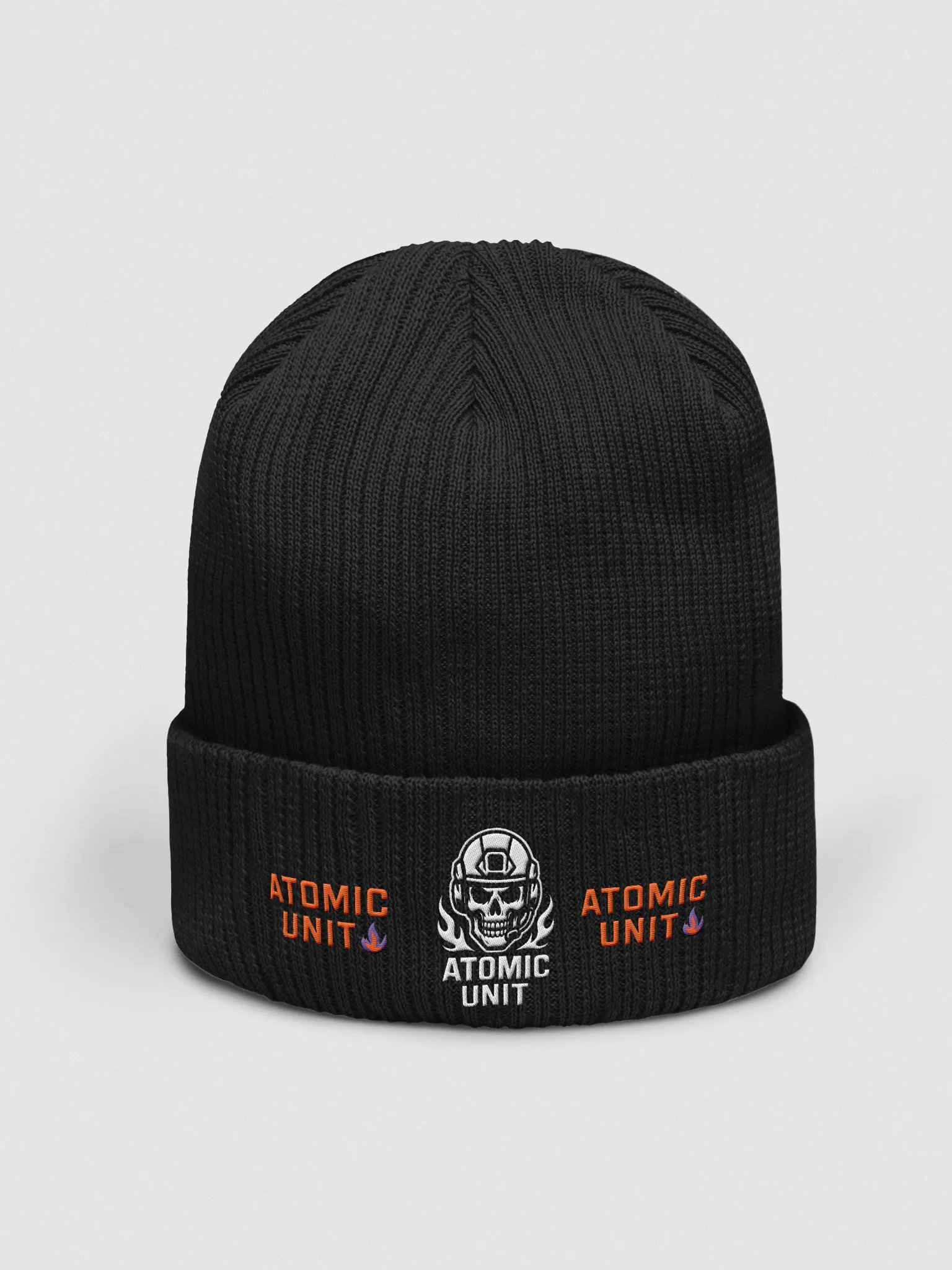 🧢 Atomic Unit Cuffed Beanie – “Frost Ops” Edition product image (1)