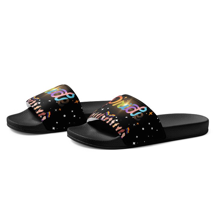 LGBTQIAP2S+ 2025, Pride Glow, Women's Slides product image (1)
