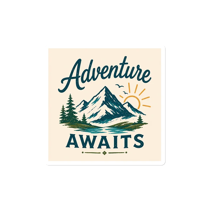 Adventure Awaits Retro Camping Magnet product image (2)