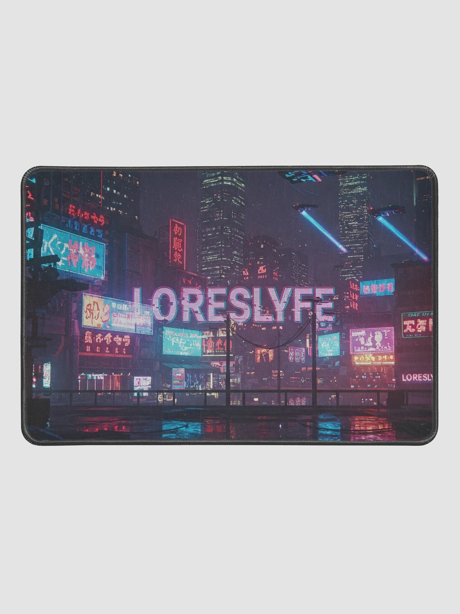 Neon Nights Desk Mat product image (1)