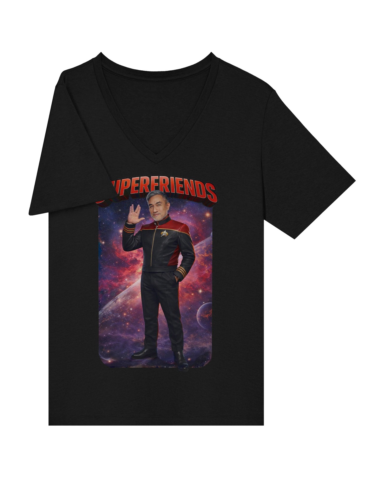 Superfriends Vneck - Female (IcewolfLA Edition) product image (5)