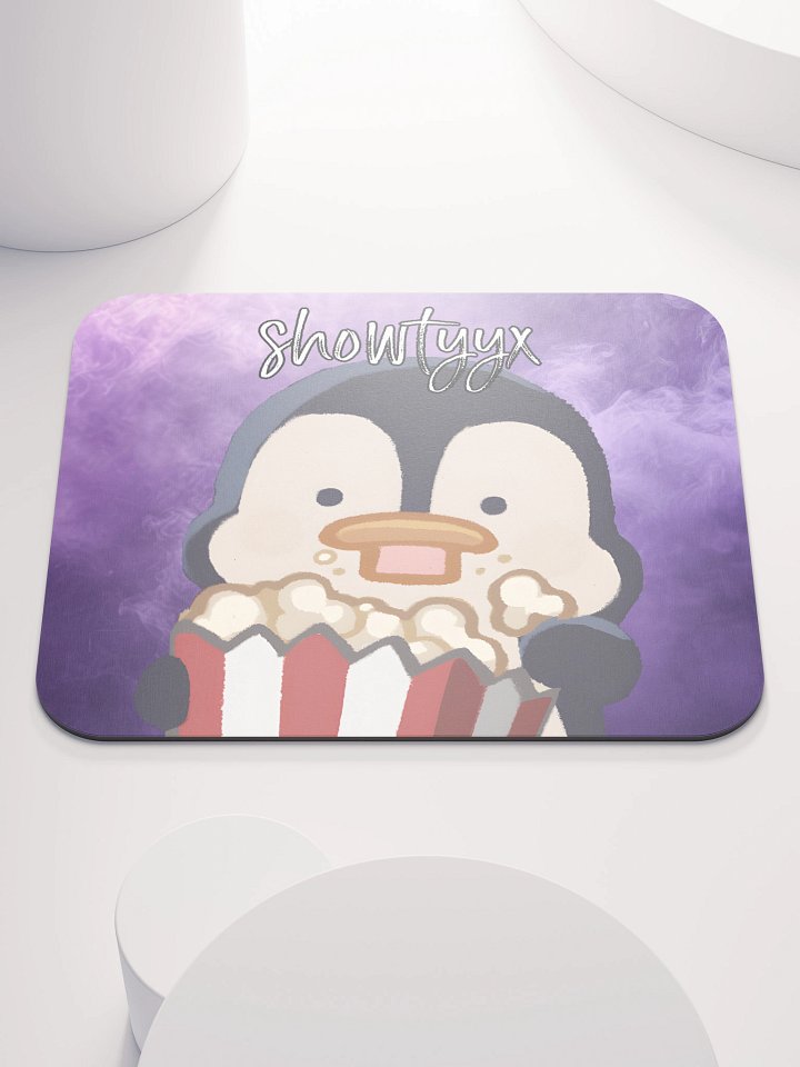 Popcorn Penguin Mouse Pad product image (1)