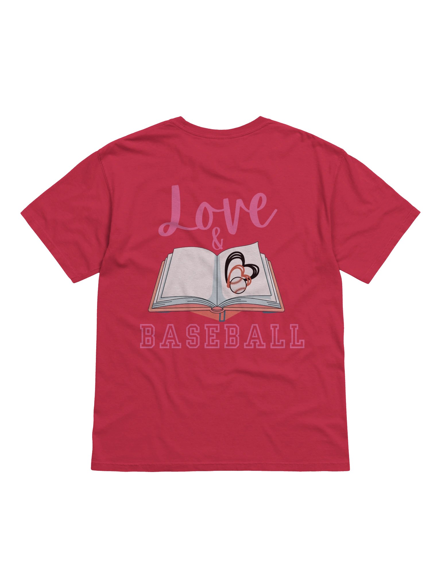 Love & Baseball - Tshirt with Back Design product image (13)