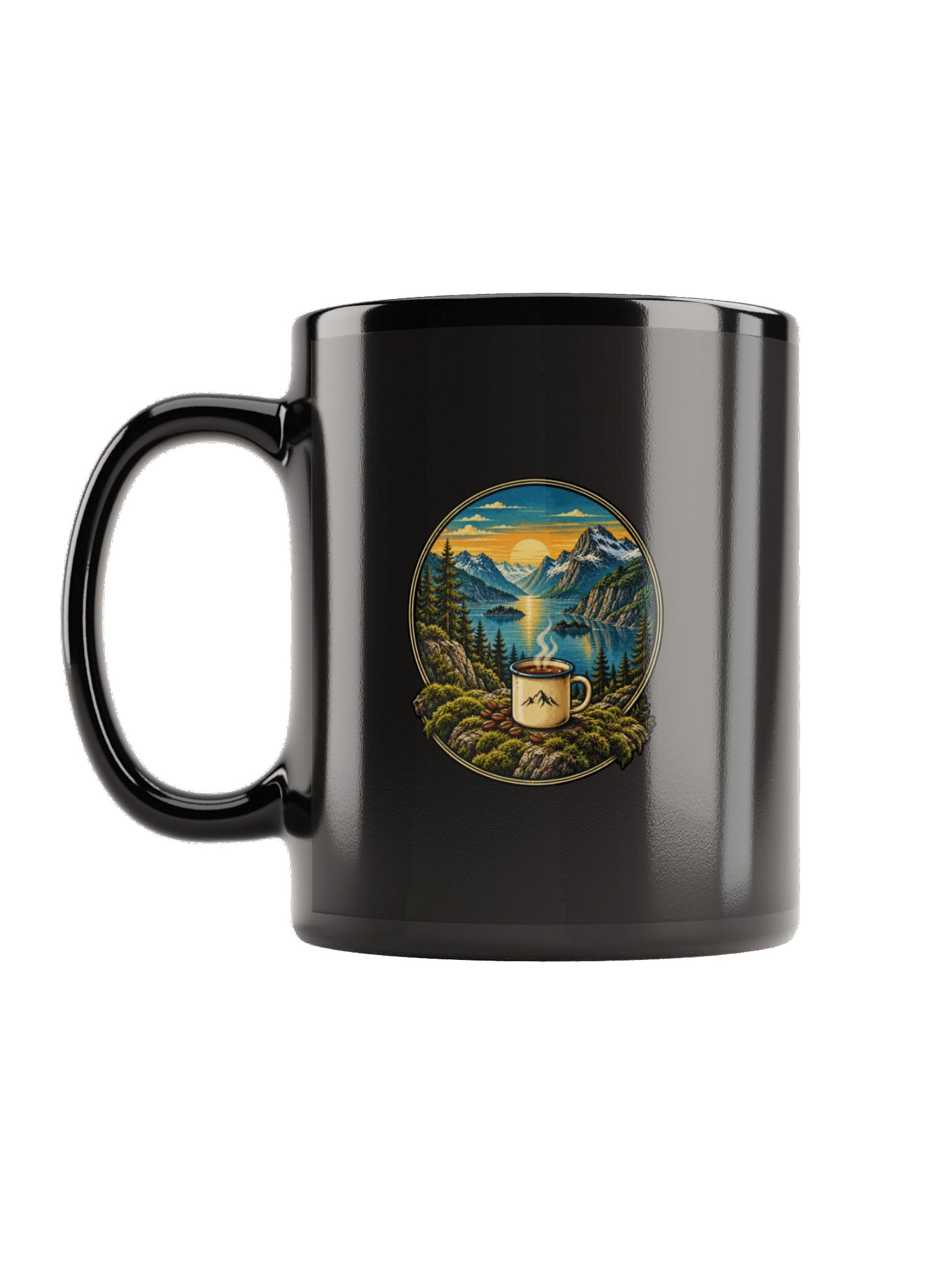 Mountain Lake – Coffee & Wild Escape Mug product image (2)