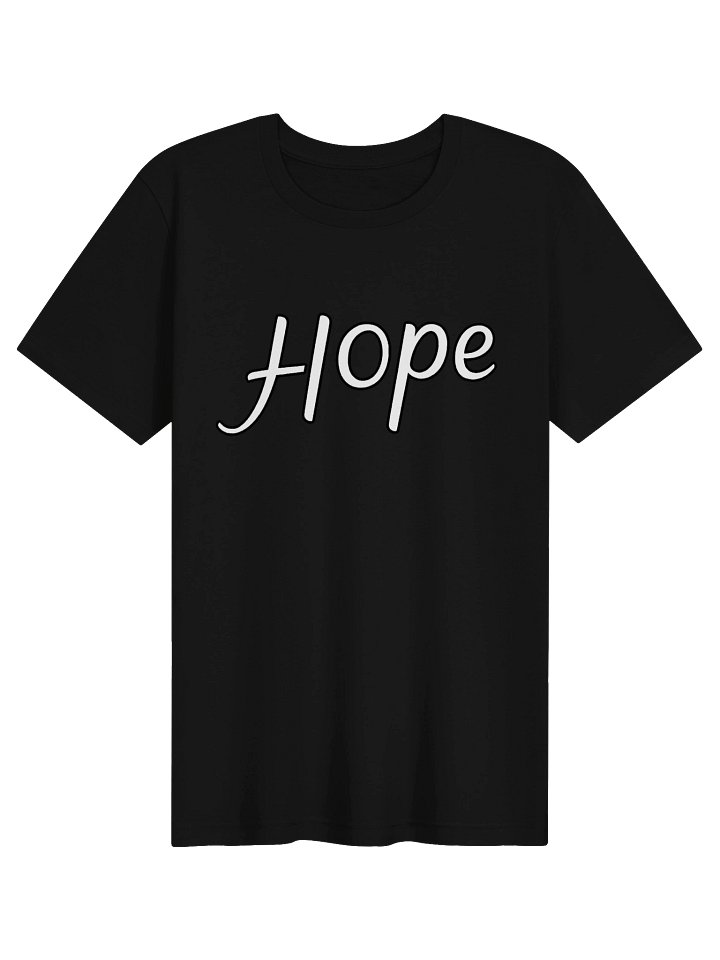 Hope Cursive Black Tee product image (6)