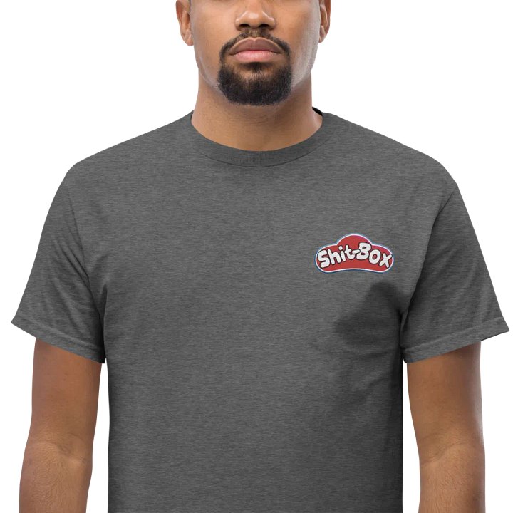 SHIT-BOX UNISEX EMBROIDERED HEAVY TEE product image (1)