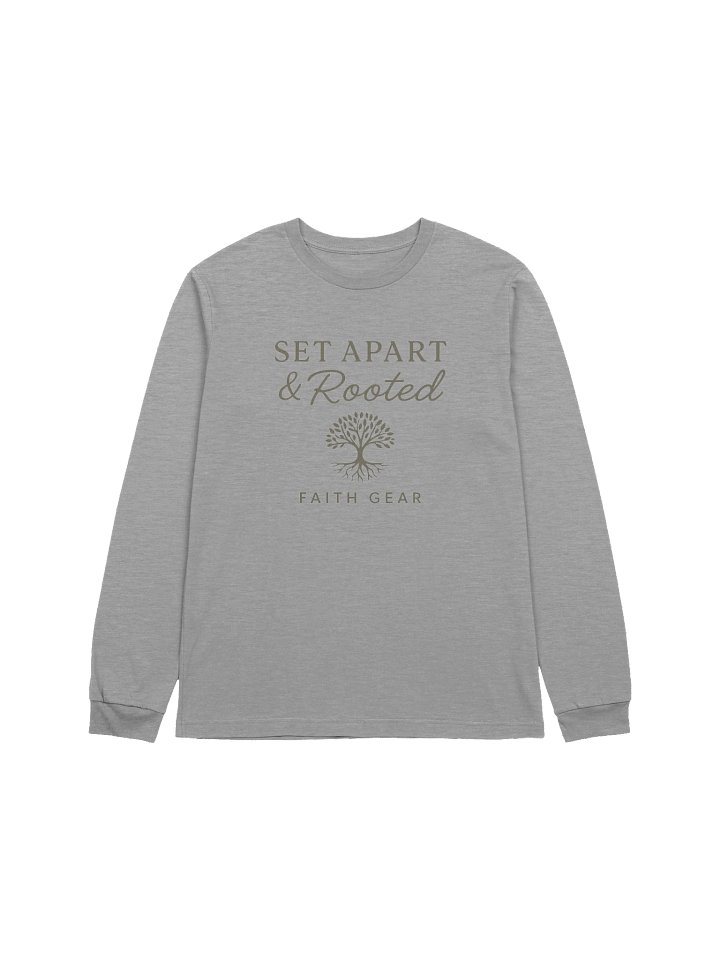 Set Apart & Rooted Branded Long Sleeve Tee (Light Colors) product image (1)