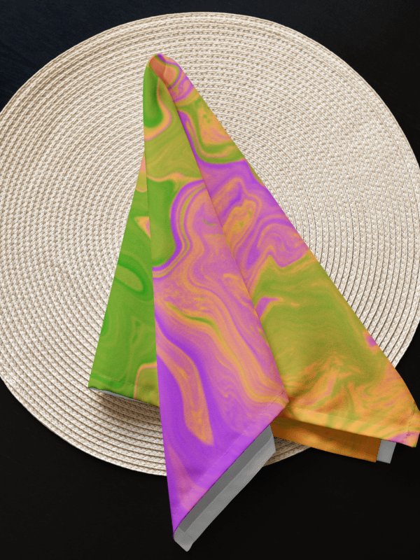 Iridescent Pattern Cloth Napkin Set (4) product image (5)