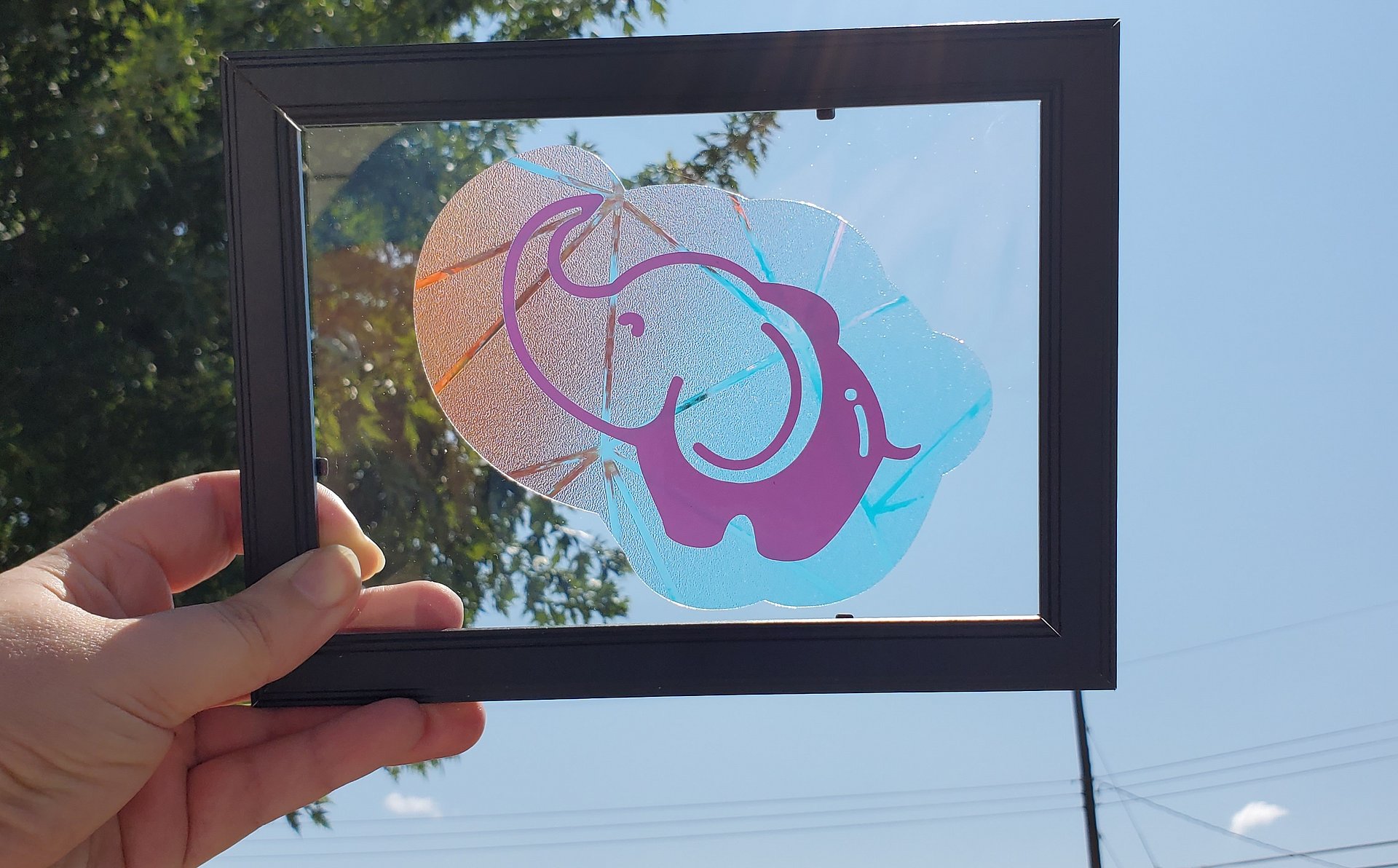 Custom Interior Window Cling - Two Colors product image (5)