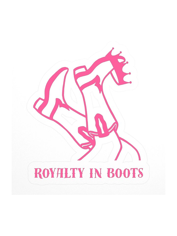 Royalty in Boots Sticker product image (1)