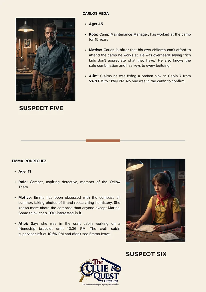 The Mystery of Camp Blackwood (Print n Play) product image (2)