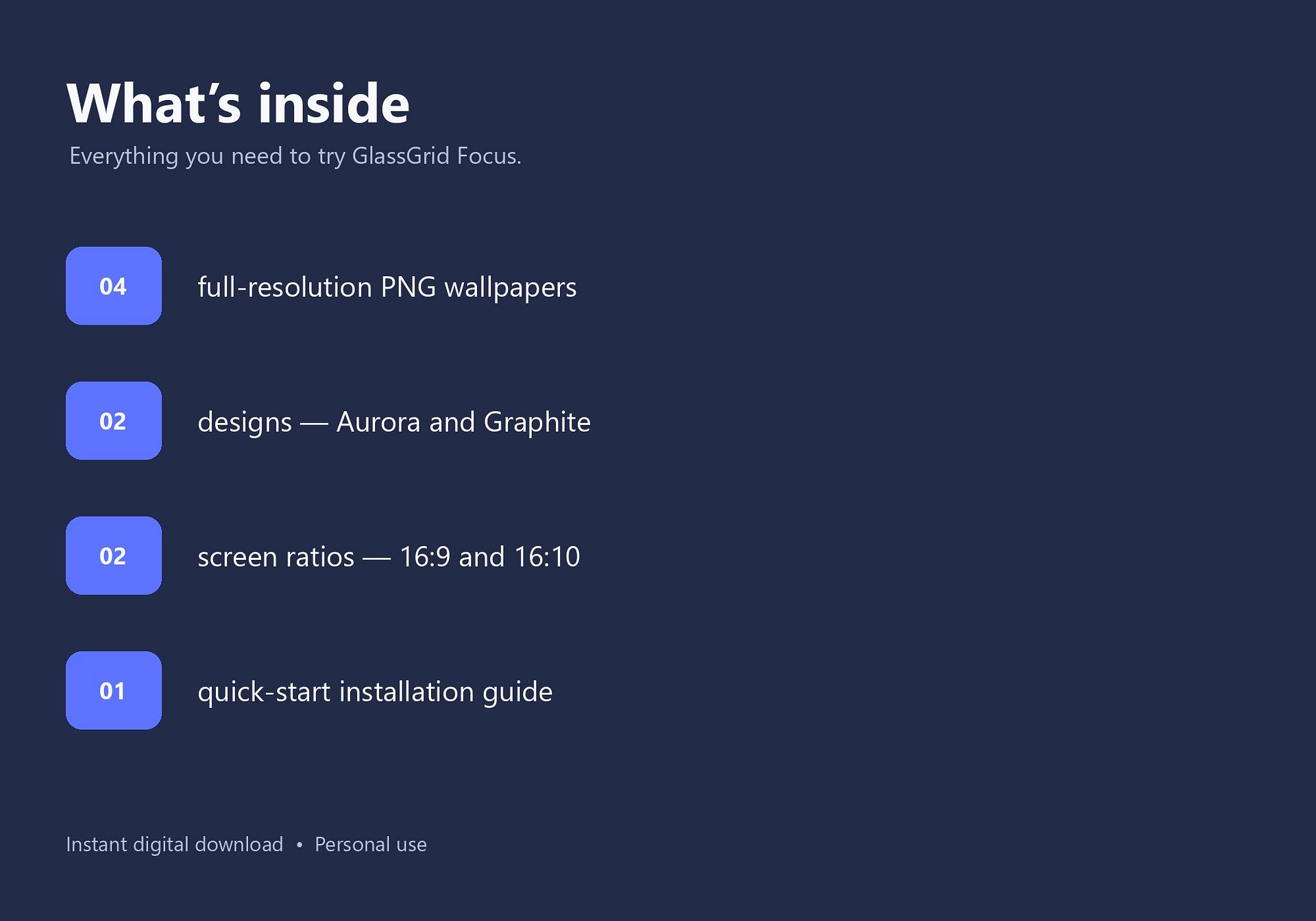 GlassGrid Focus Starter product image (5)