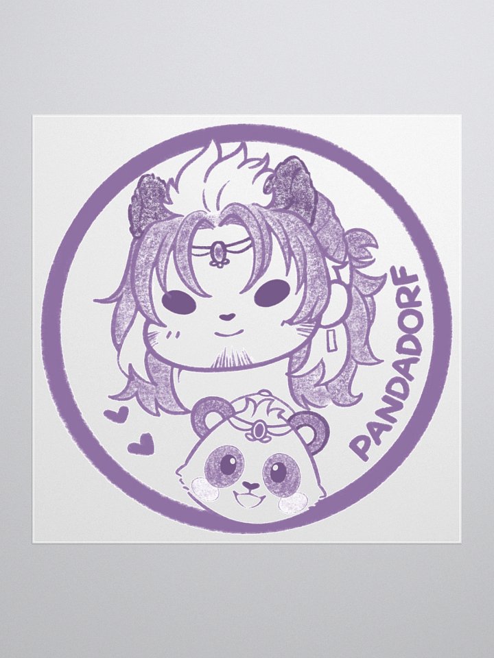 Pandadorf Cafe Logo Sticker product image (2)