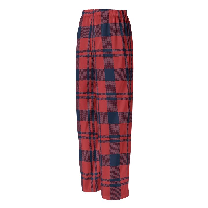 Chic Plaid: Silky All-Over Print Women's Pajama Pants product image (2)