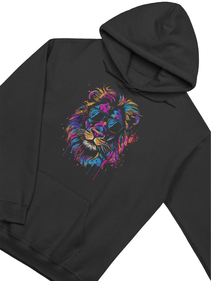 Leeuw met bril Hoodie product image (2)