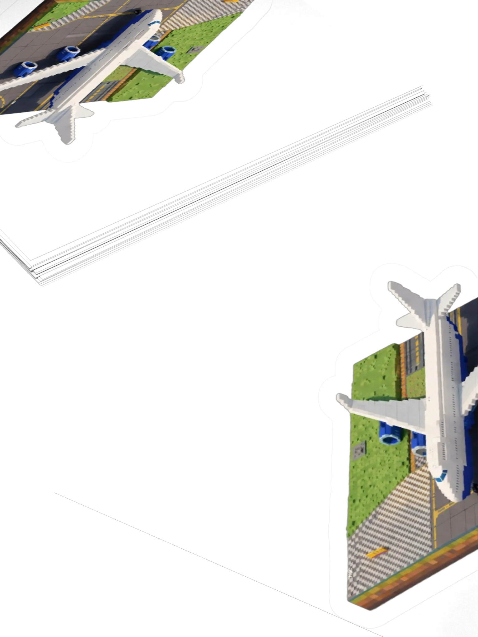 White Boeing 747 Sticker product image (4)