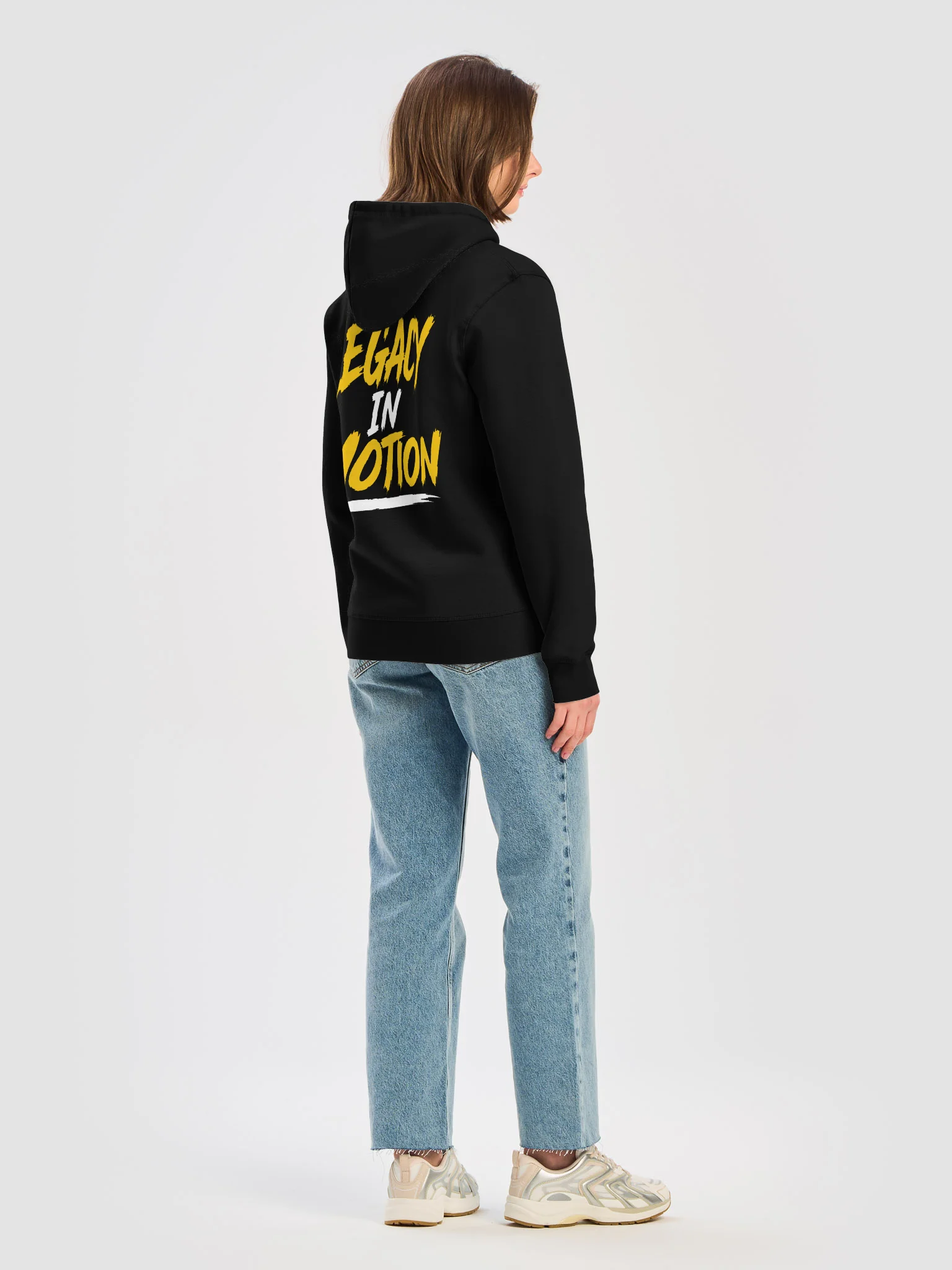 Stevie Stone GOAT TALK – Legacy in Motion Black Unisex Hoodie product image (8)