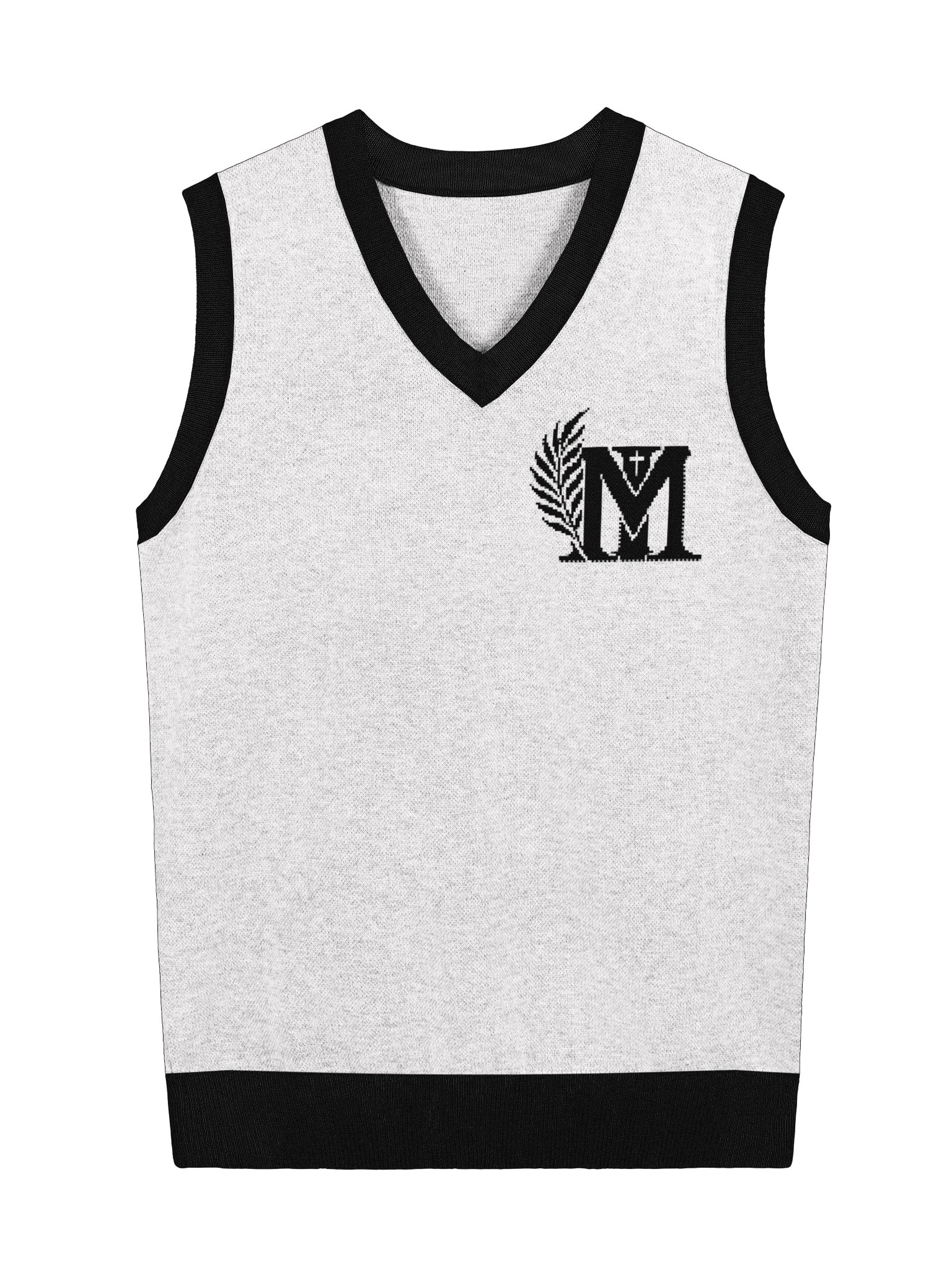 Knitted V-Neck Vest Pattern product image (1)