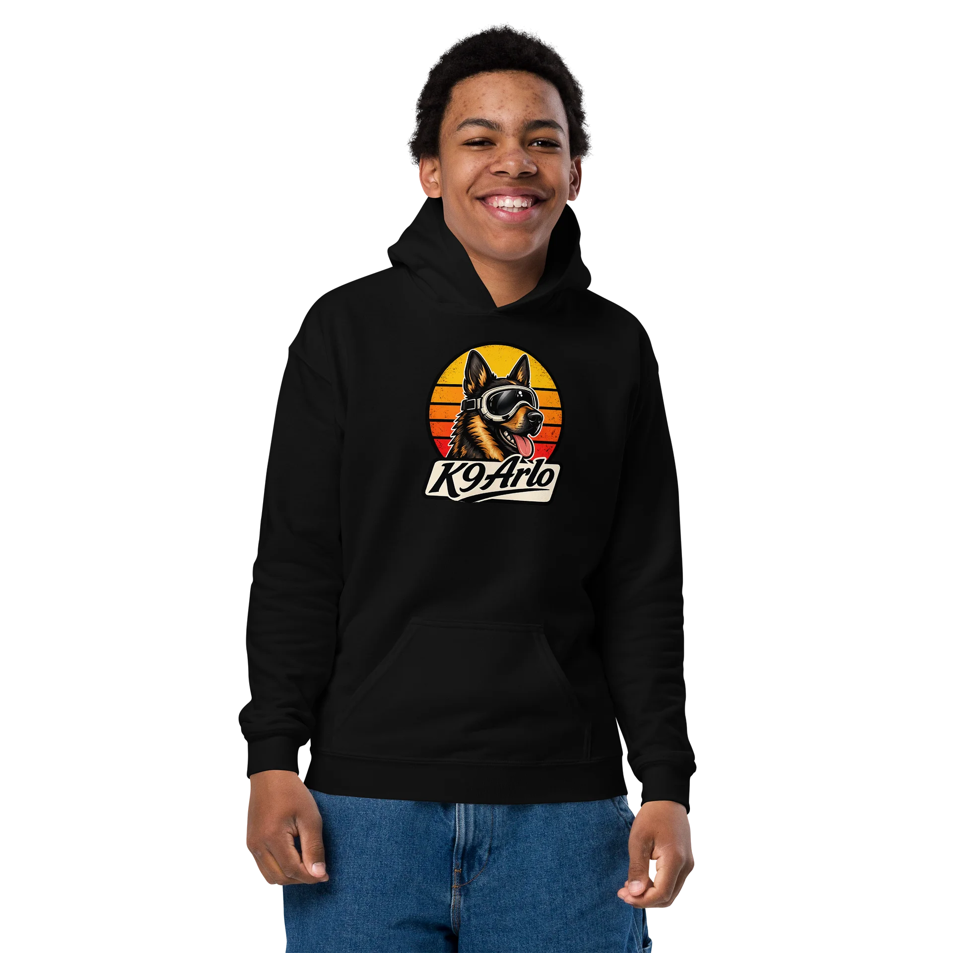 Kids Retro Sunset Hoodie product image (2)