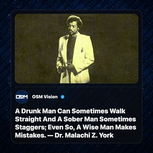 💡 Daily Wisdom from Dr. Malachi Z. York

📖 Read it. Reflect. Share it forward.

🔁 Repost to spread the knowledge 

📍 Where ar...