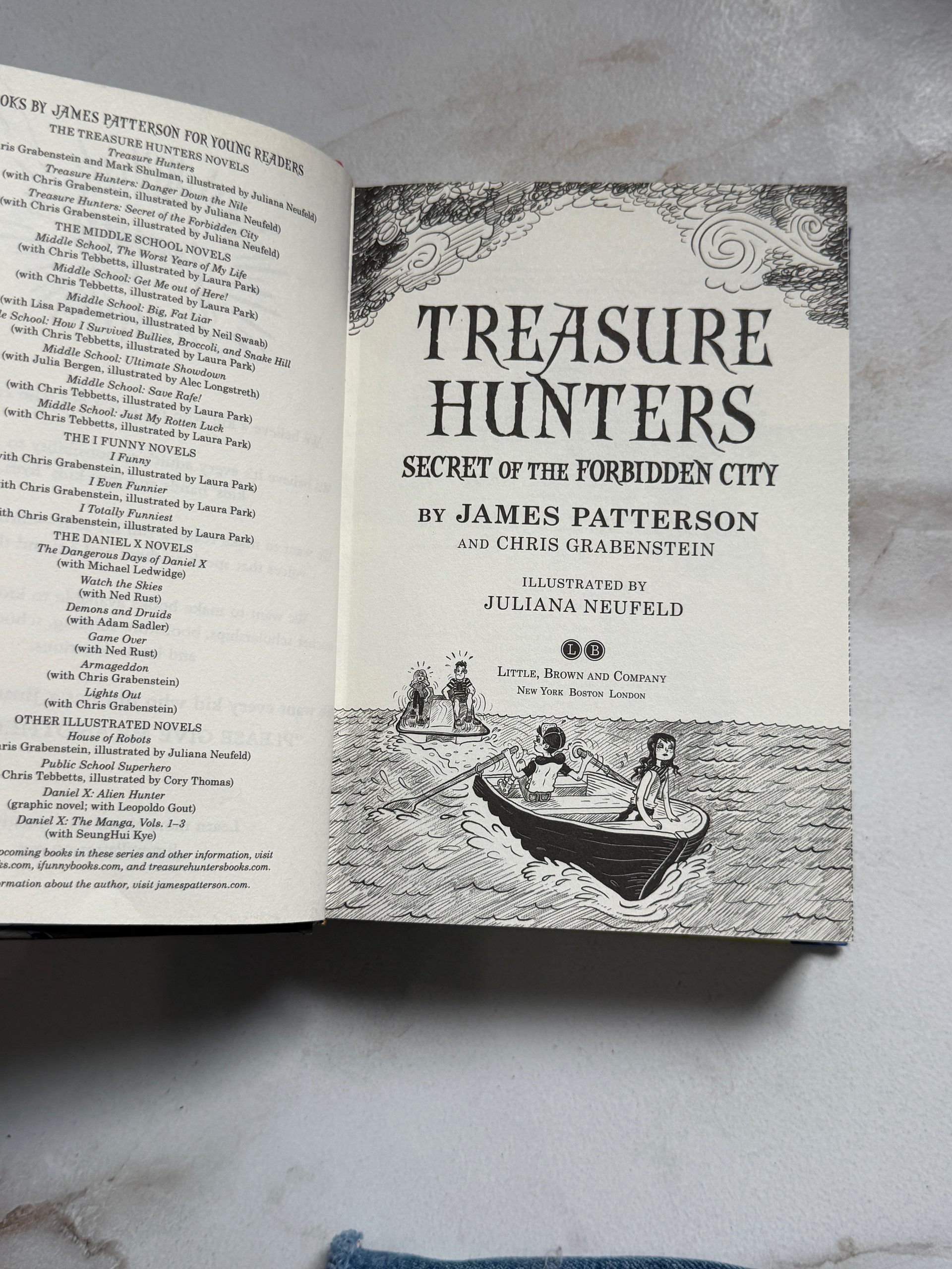 2015 Treasure Hunters: Secret of the Forbidden City | James Patterson & Chris Grabenstein | First Edition First Printing Hardcover product image (3)