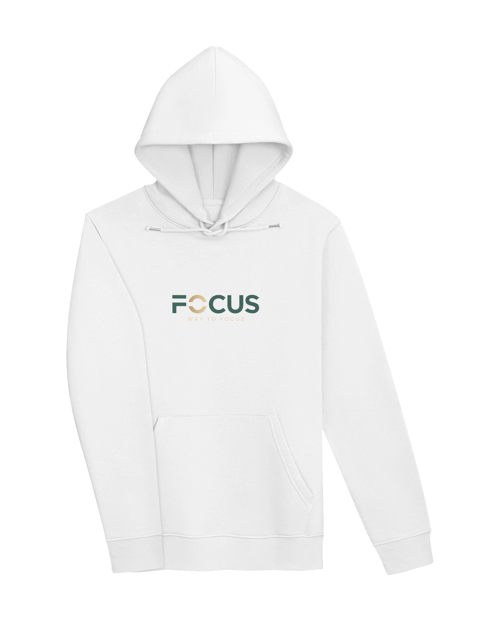 FOCUS Hoodie — White product image (3)