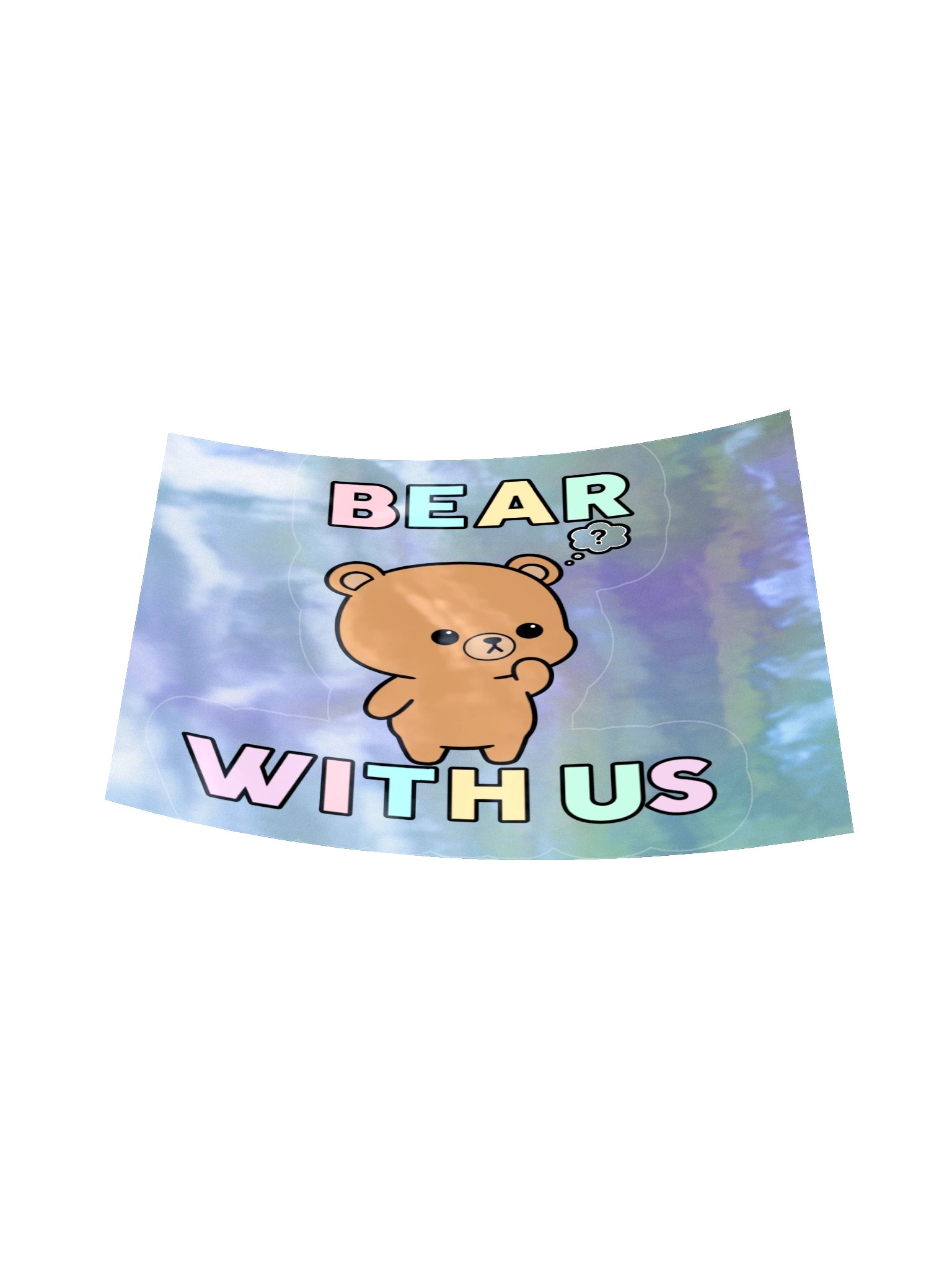 Bear With Us Logo Sticker product image (17)