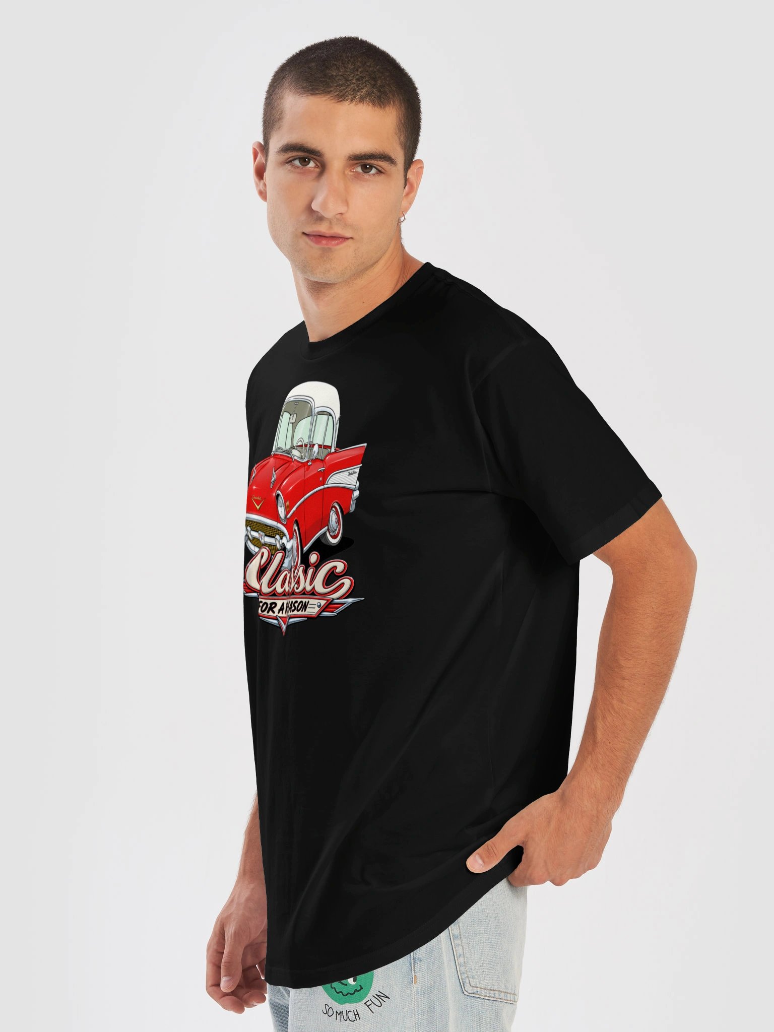 1957 Chevy Bel Air Two-Door Post T-Shirt product image (37)