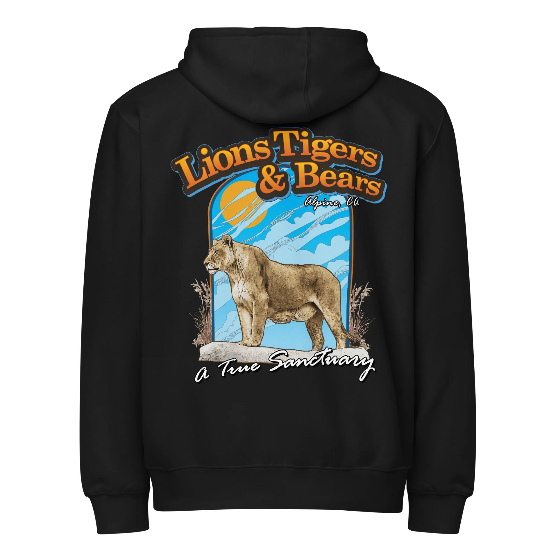 Lioness Art Zip-Up Hoodie product image (1)