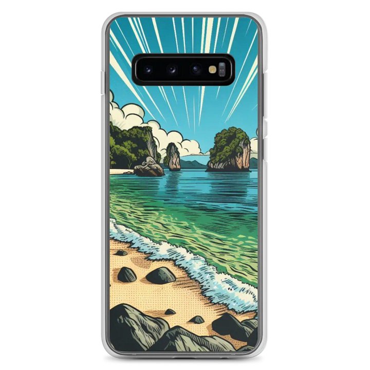 Tropical Paradise Samsung® Clear Case | Ai Design product image (2)
