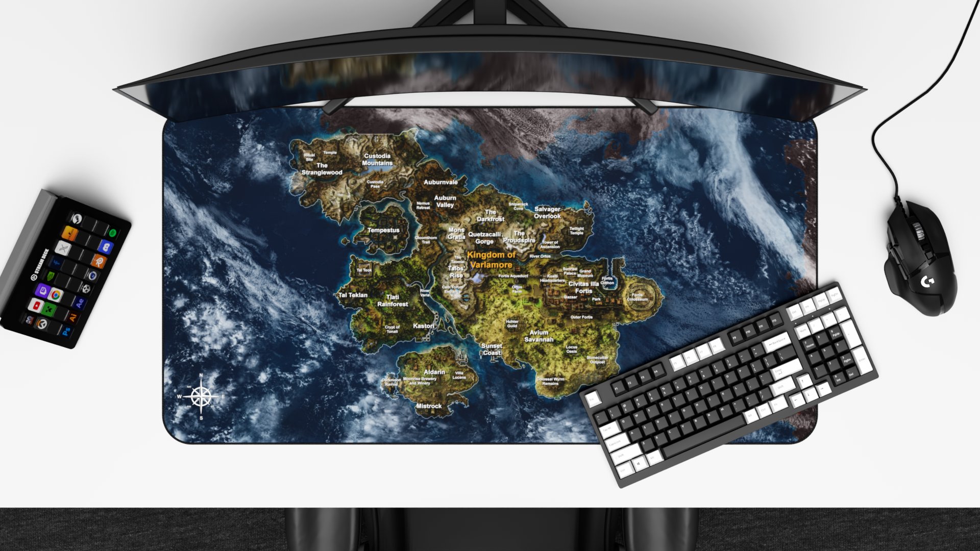 Detailed Kingdom of Varlamore Desk Mat product image (2)