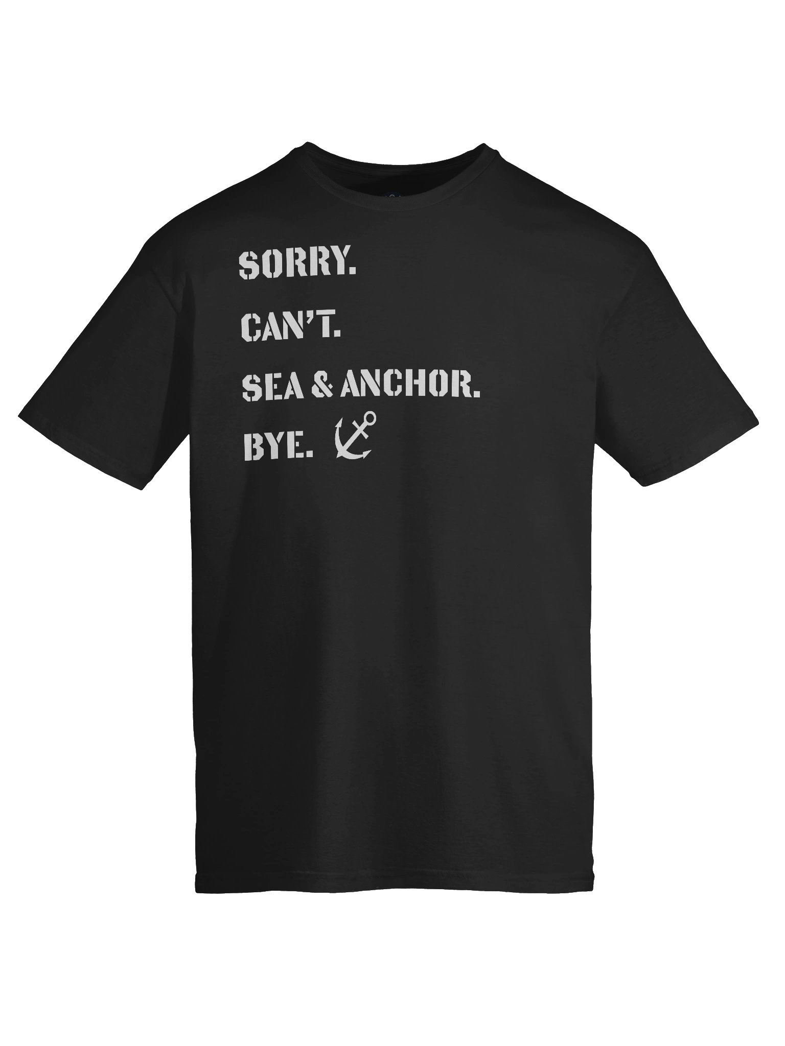 Sorry Can't Sea and Anchor Bye Tee product image (42)