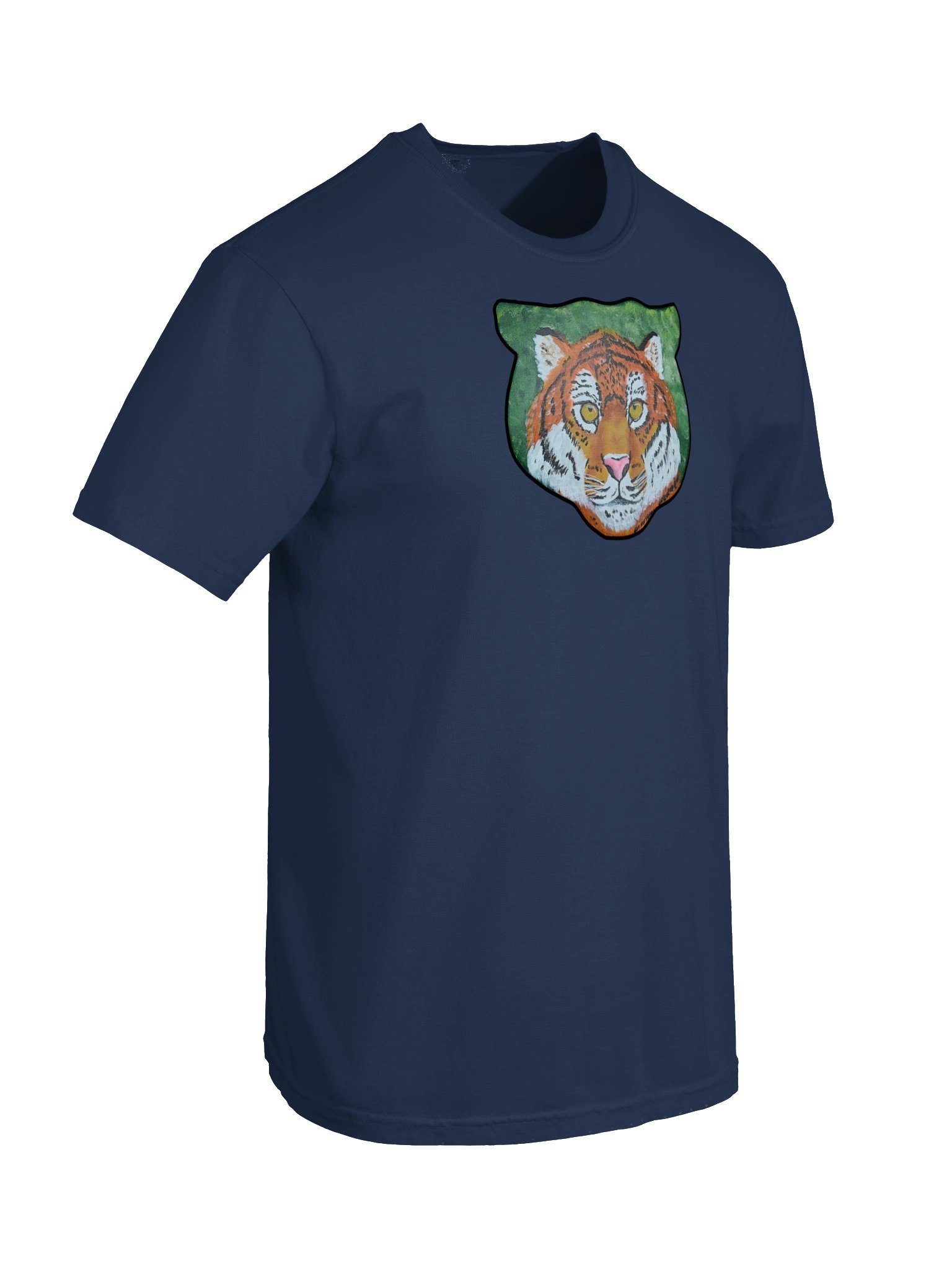 Tiger Portrait Painting Print - Comfort Colors Tee product image (38)