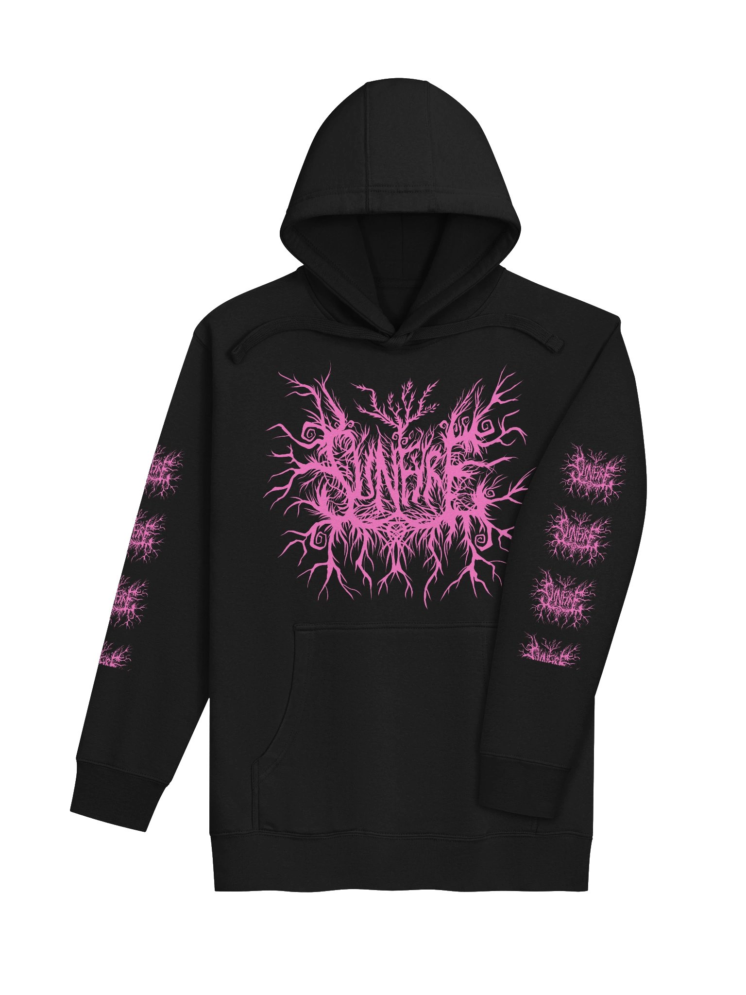 Sunfyre Pink Metal Logo Hoodie product image (4)